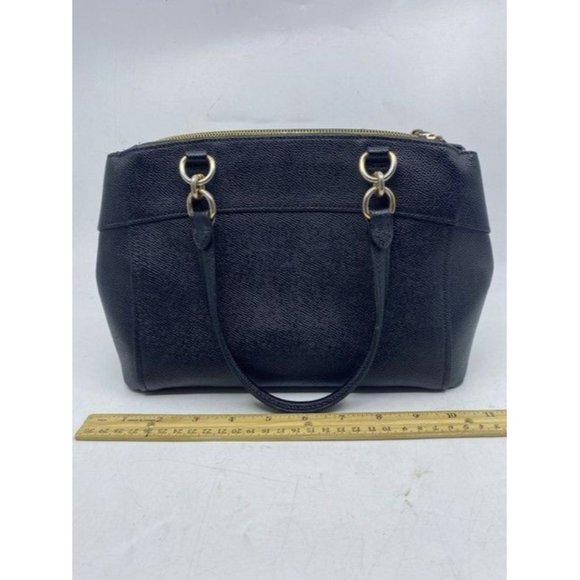 Coach Carryall Mini Brooke Light Goldblack Leather Cross Body Bag - Picture 9 of 11